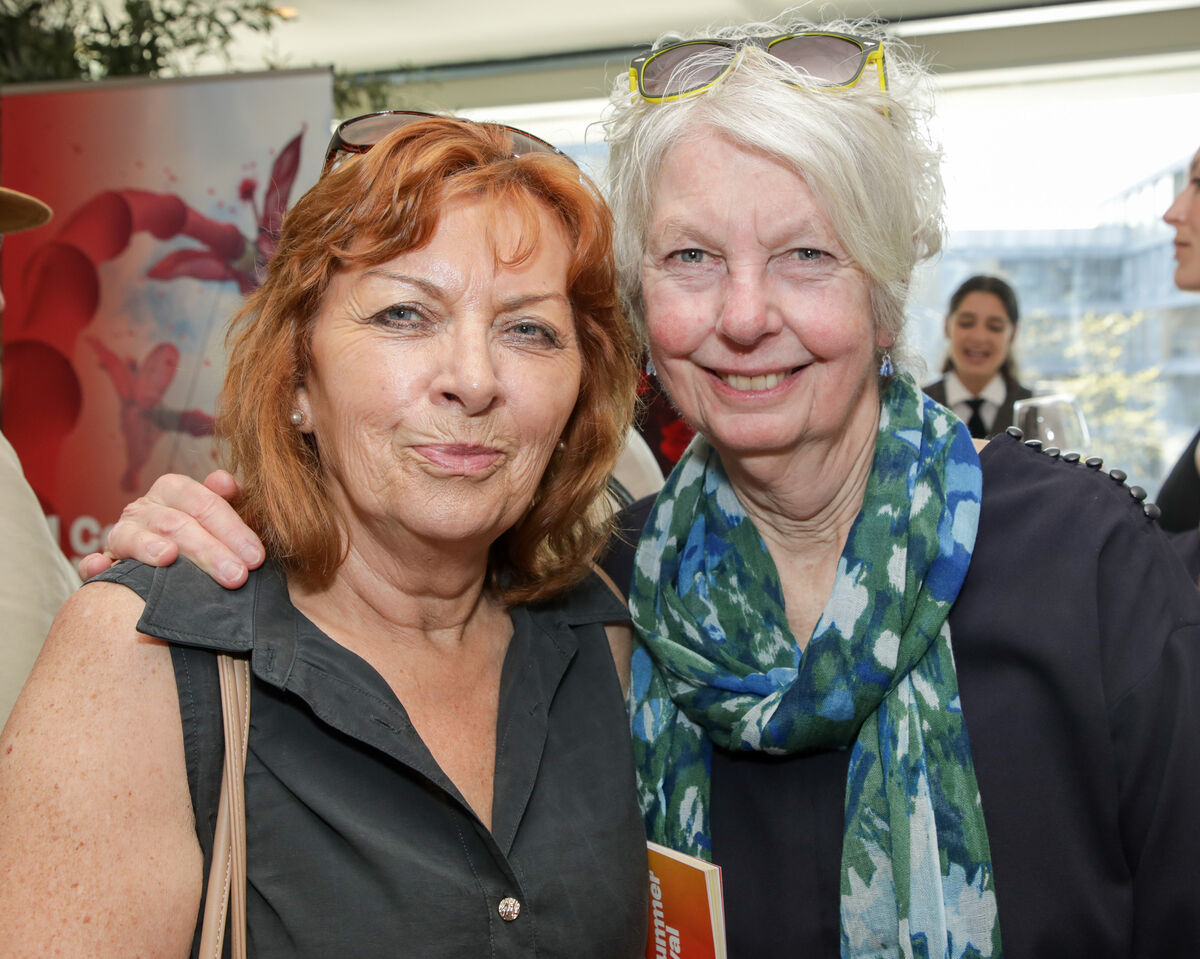 Ann Rea and Laurie Uprichard from the Firkin Crane at the launch of Midsummer Festival 2025. Ann Rea and Laurie Uprichard from the Firkin Crane at the launch of Midsummer Festival 2025.