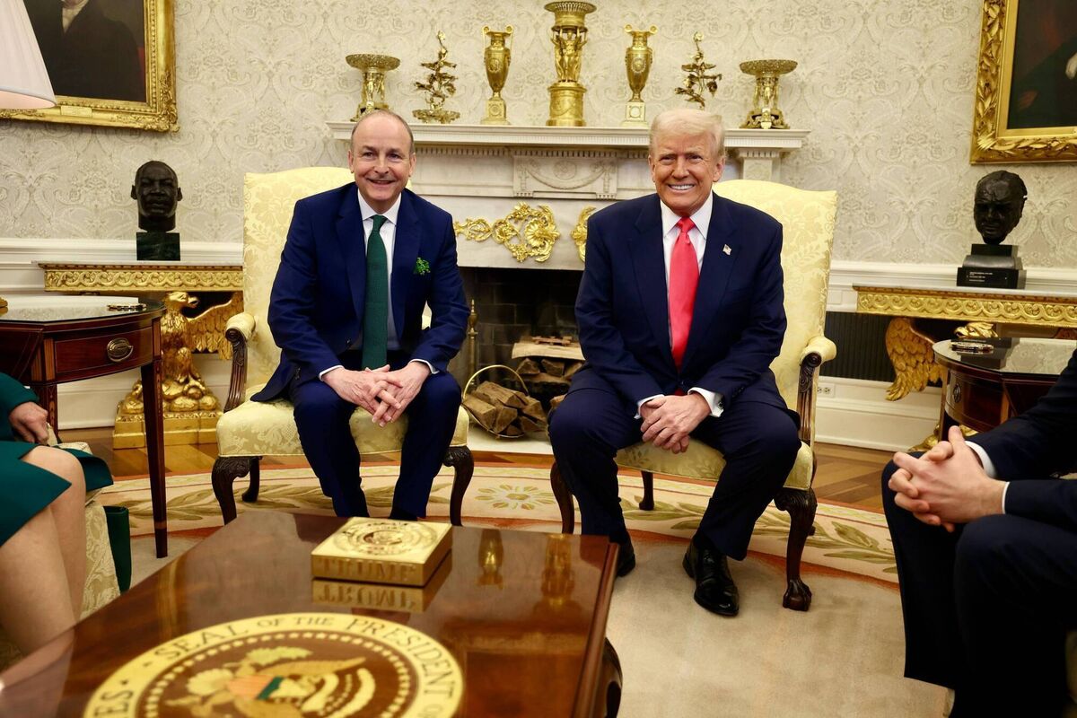 Taoiseach Micheál Martin simply avoided being bullied by US president Donald Trump during the annual White House for St Patrick’s Day. File photo: Tasos Katopodis / Government of Ireland