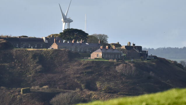 <p>Camden Fort Meagher in Crosshaven as seen from Roches Point across the mouth of Cork Harbour. Repairs in the wake of Storm Éowyn should be completed in mid-May and the attraction will open on a seven-day basis instead of five in July and August. File picture: Eddie O'Hare</p>