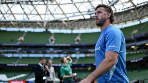 <p>GUT FEELING: Caelan Doris’ hopes of making the British and Irish Lions tour to Australia will depend on whether or not there has been any structural damage to the shoulder which the Leinster captain injured in Dublin last Saturday. Pic: Brendan Moran/Sportsfile</p>
