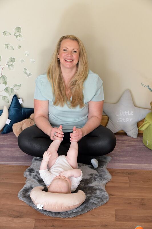 Karen Prunty, founder of Little Roo, a parent and baby hub, loves the idea of a new mother’s friends coming to help with household tasks. Picture: Moya Nolan Karen Prunty, founder of Little Roo, a parent and baby hub, loves the idea of a new mother’s friends coming to help with household tasks. Picture: Moya Nolan