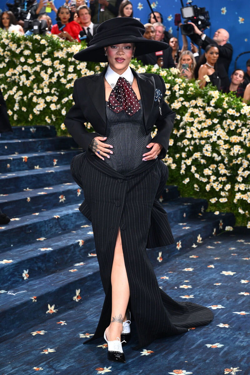 Rihanna attending the Met Gala 2025. Picture: Matt Crossick/PA Wire