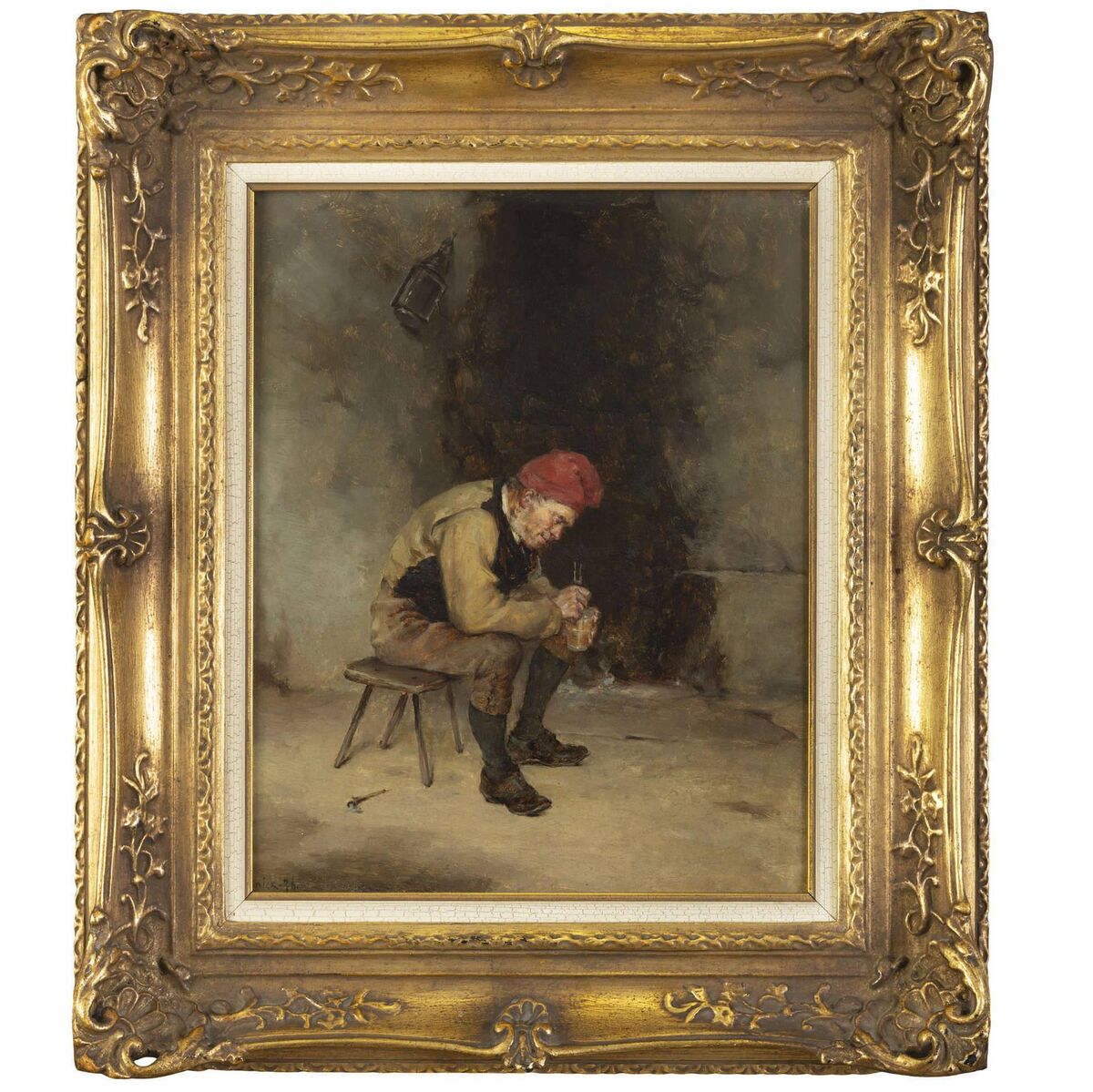 Howard Helmick's 'Whiskey by the Hearth' at James Adam. Howard Helmick's 'Whiskey by the Hearth' at James Adam.