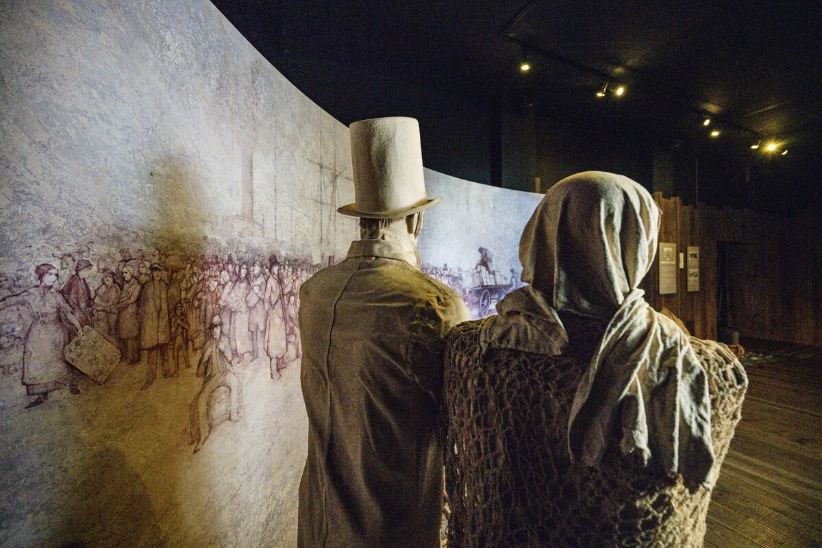 Inside the Cobh Heritage Centre, interactive exhibitions trace the stories of Irish emigrants, convict ships, and the final hours of the Titanic and Lusitania. The centre’s atmospheric setting and detailed displays make it a must-visit for anyone curious about Ireland’s seafaring and emigrant heritage. Picture Chani Anderson