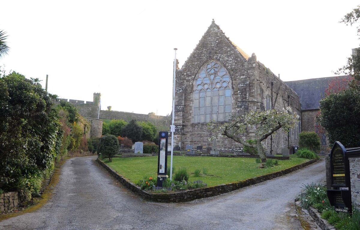 St Mary's Collegiate Church in the Raleigh Quarter, Youghal, a visitor attraction. In the backround is part of the town wall. Picture: Denis Minihane St Mary's Collegiate Church in the Raleigh Quarter, Youghal, a visitor attraction. In the backround is part of the town wall. Picture: Denis Minihane