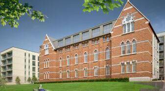 Artist impression of 950-bed student accommodation development at the long-derelict Good Shepherd Convent in Cork City