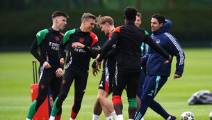 <p>Arsenal’s Mikel Arteta believes in good vibes, magic, energy. This means he must also believe in bad vibes and bad culture. Pic: John Walton/PA Wire.</p>