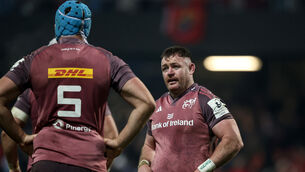 <p>Dave Kilcoyne is one of only 15 players to have reached the 200-cap landmark for Munster. Pic: ©INPHO/Ben Brady</p>