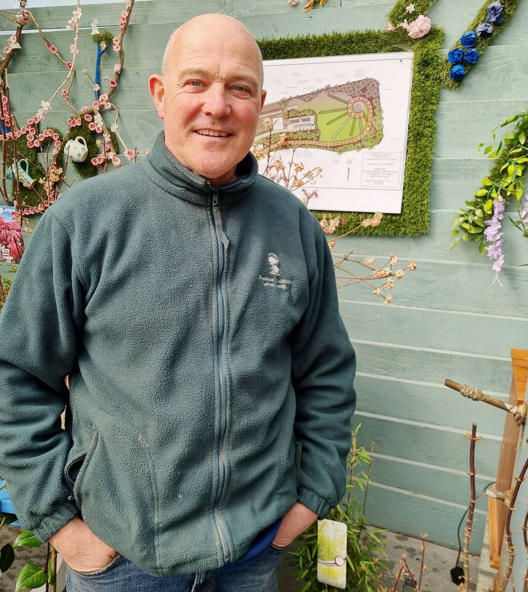 Dominick Cullinane in his design studio at Curraghbeg Plant Nursery and Tea Rooms.