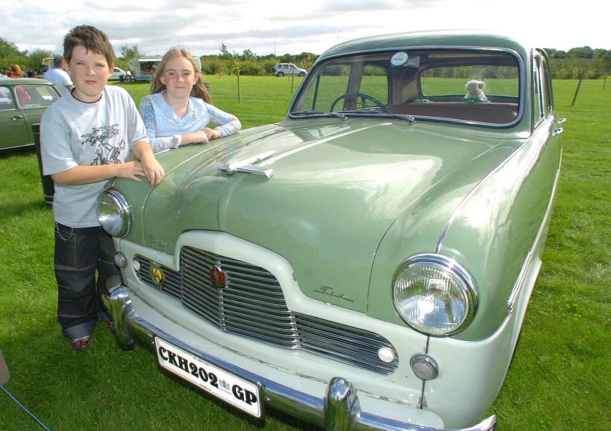 Glen and Josh McKeown, Belvelly with this 1952 Ford Zephyr at Carrigtwohill fair day. The town is to launch a decade of festivals up to marking the 800th anniversary of Carrigtwohill Fair in 2034. Glen and Josh McKeown, Belvelly with this 1952 Ford Zephyr at Carrigtwohill fair day. The town is to launch a decade of festivals up to marking the 800th anniversary of Carrigtwohill Fair in 2034.