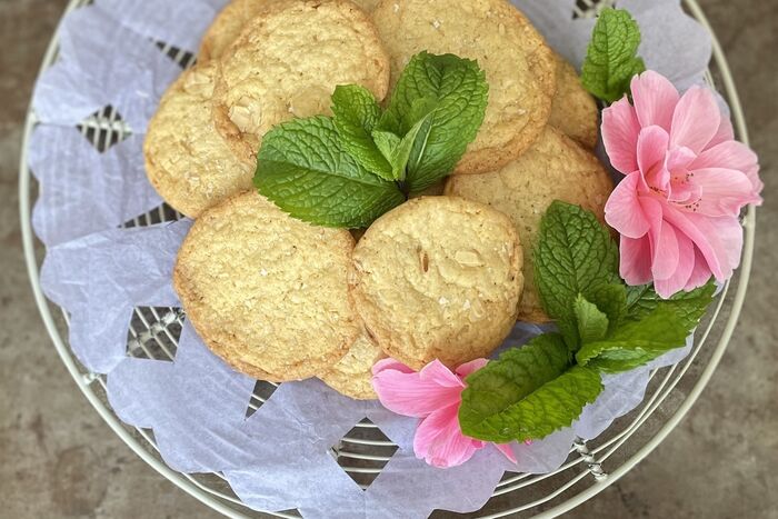 Didi’s Tahini and White Chocolate Cookies