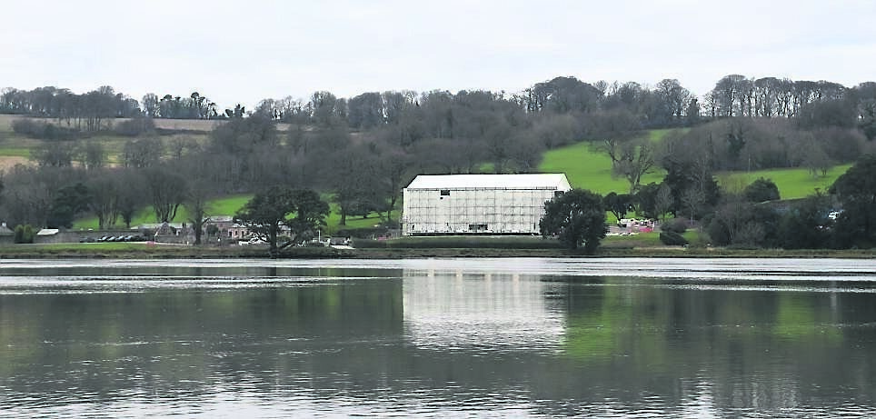 Work is under way at Ballynatray House, on the banks of the River Blackwater, British billionaire James Dyson’s €30+m home on the Cork-Waterford border. Photo: Larry Cummins
Work is under way at Ballynatray House, on the banks of the River Blackwater, British billionaire James Dyson’s €30+m home on the Cork-Waterford border. Photo: Larry Cummins