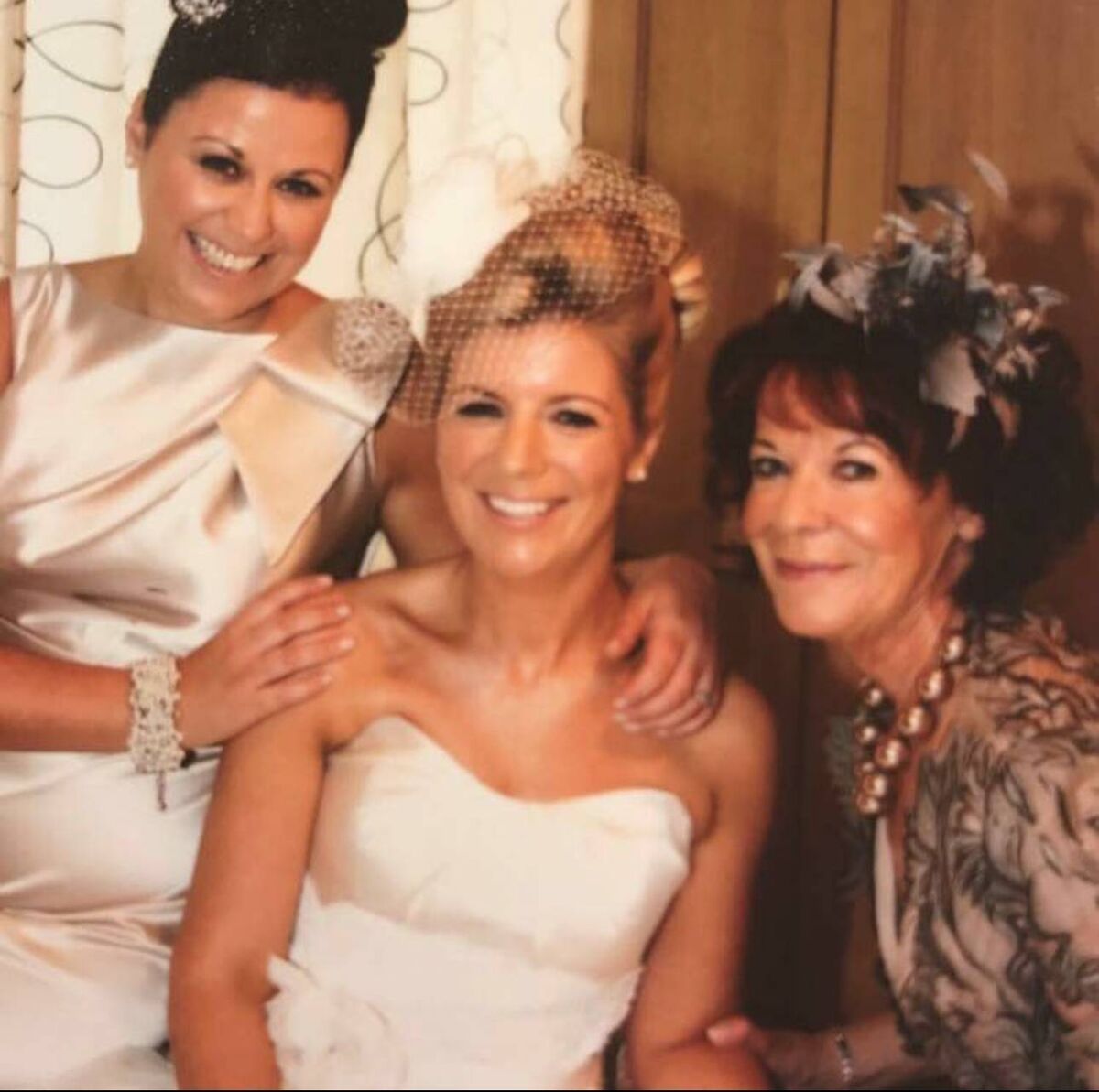 Maeve with her sister Karen and mother Maeve, who have both sadly passed away.