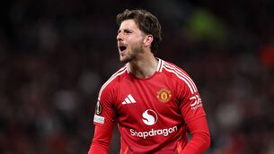 <p>BRACCE: Mason Mount helped seal United's place in the Europa League final with a brace late in the game. Pic: Michael Steele/Getty Images</p>