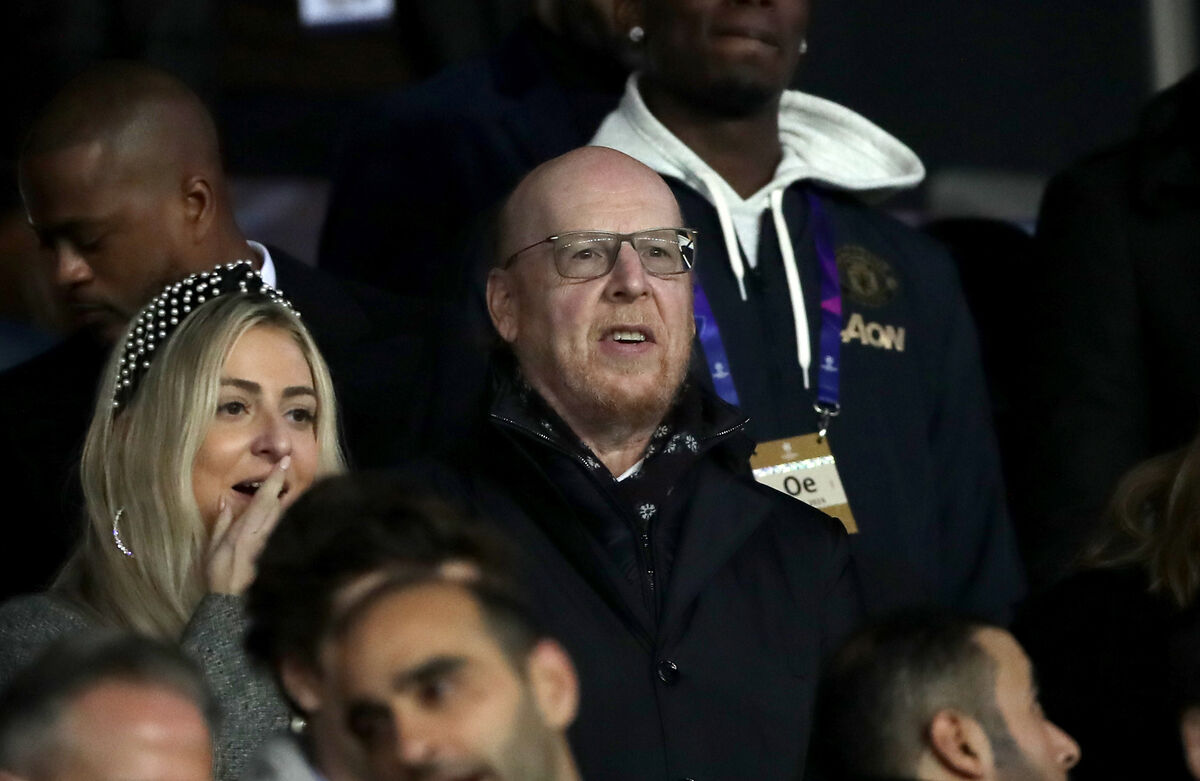 Manchester United co-chairman Avram Glazer in the stands during the UEFA Champions League match at the Parc des Princes, Paris.