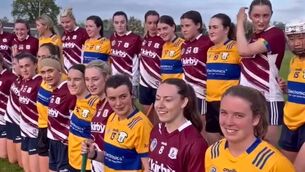 <p>Galway and Clare join skorts protest. Picture: Galway Camogie / Facebook</p>