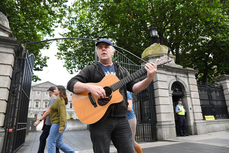  Martin Leahy: 'I feel that it’s important to lift the shame that is felt by so many people around this housing crisis. People can feel that they have done something wrong in their lives because housing is unaffordable for them, but it’s not their fault.' Picture: Moya Nolan