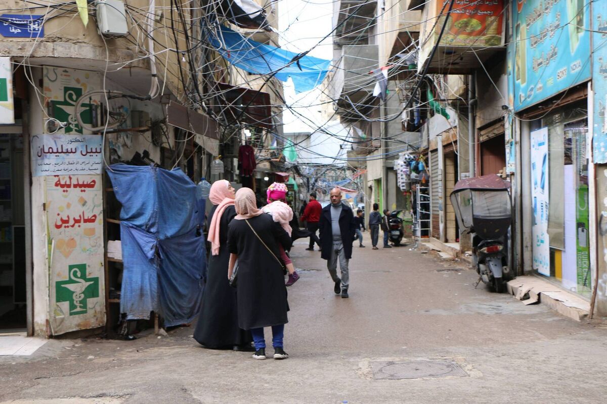 The Palestinian refugee camps around Tyre, Sidon and Beirut suffered greatly during the recent invasion and bombardment by Israel in recent months. 