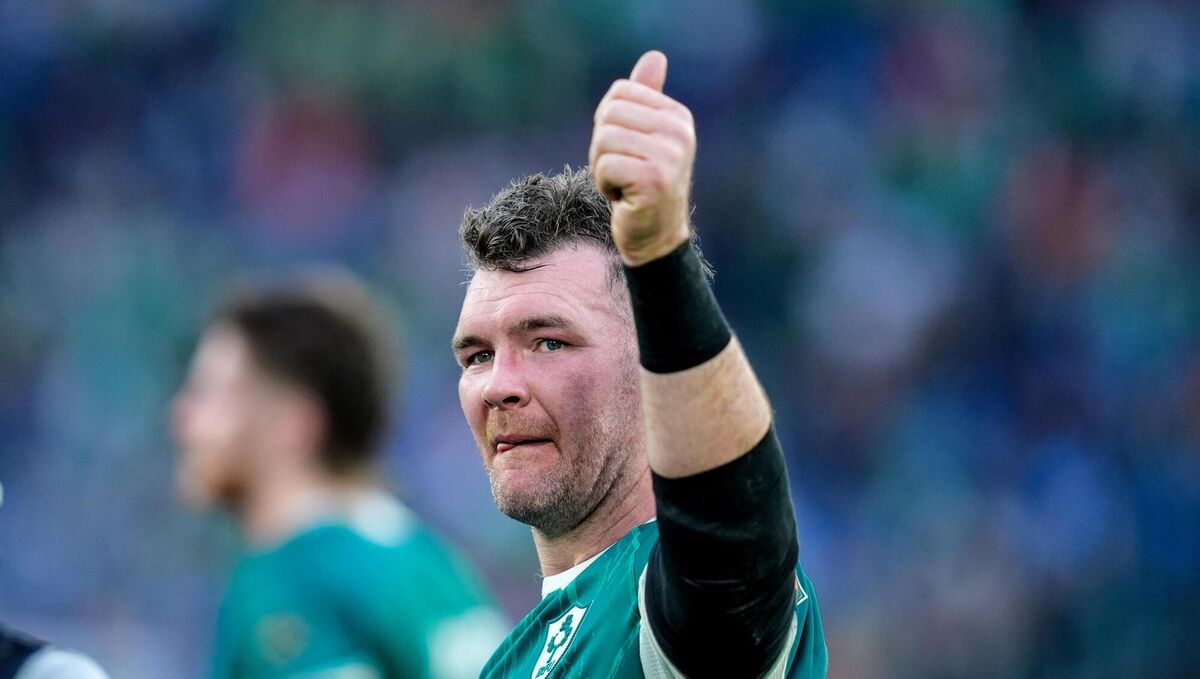 Ireland's Peter O'Mahony.