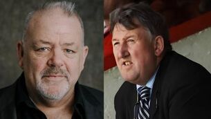<p>Gary Cooke stars as the late Shelbourne chairman Ollie Byrne. </p>