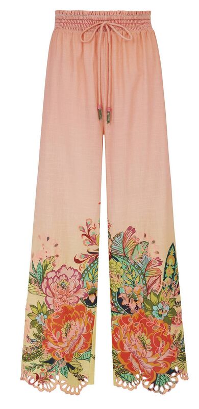 Fashion Cutwork Floral Trousers, €61, Del Maar X River Island