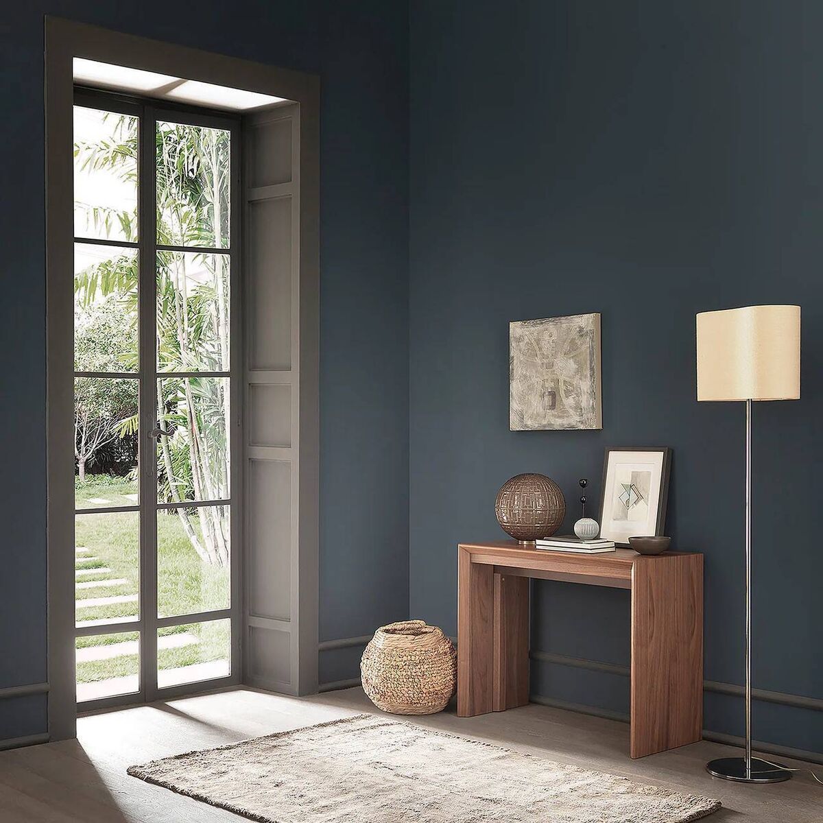 Resource Furniture Goliath dining table as sideboard.