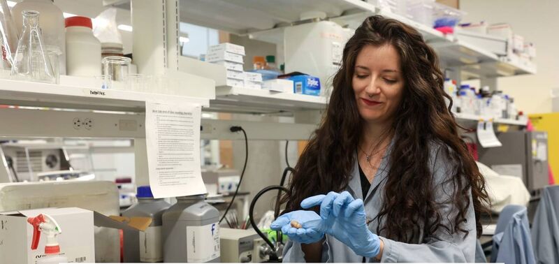 Sara Citron, a PhD student in the University of Lethbridge's Department of Neuroscience 