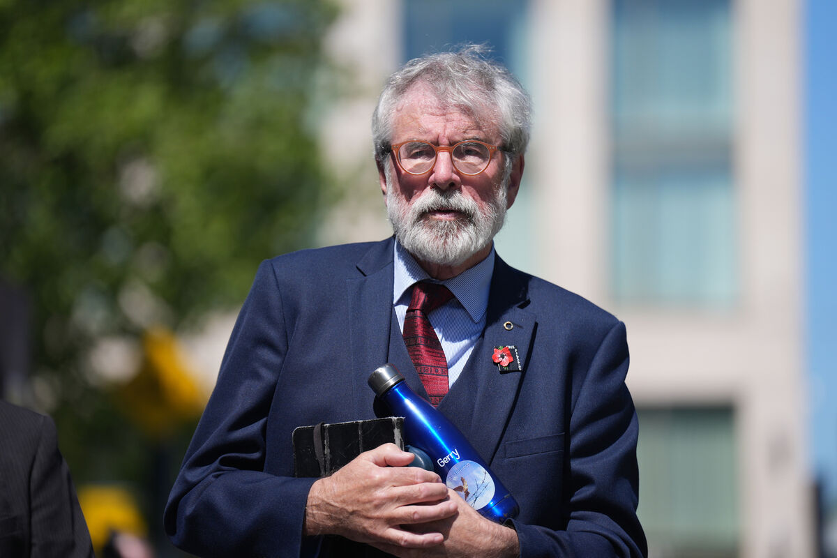 Former Sinn Féin president Gerry Adams claims a Spotlight programme and a related article published in 2016 defamed him by falsely accusing him of sanctioning the killing of MI5 agent Denis Donaldson in 2006. Picture: Niall Carson/PA Wire