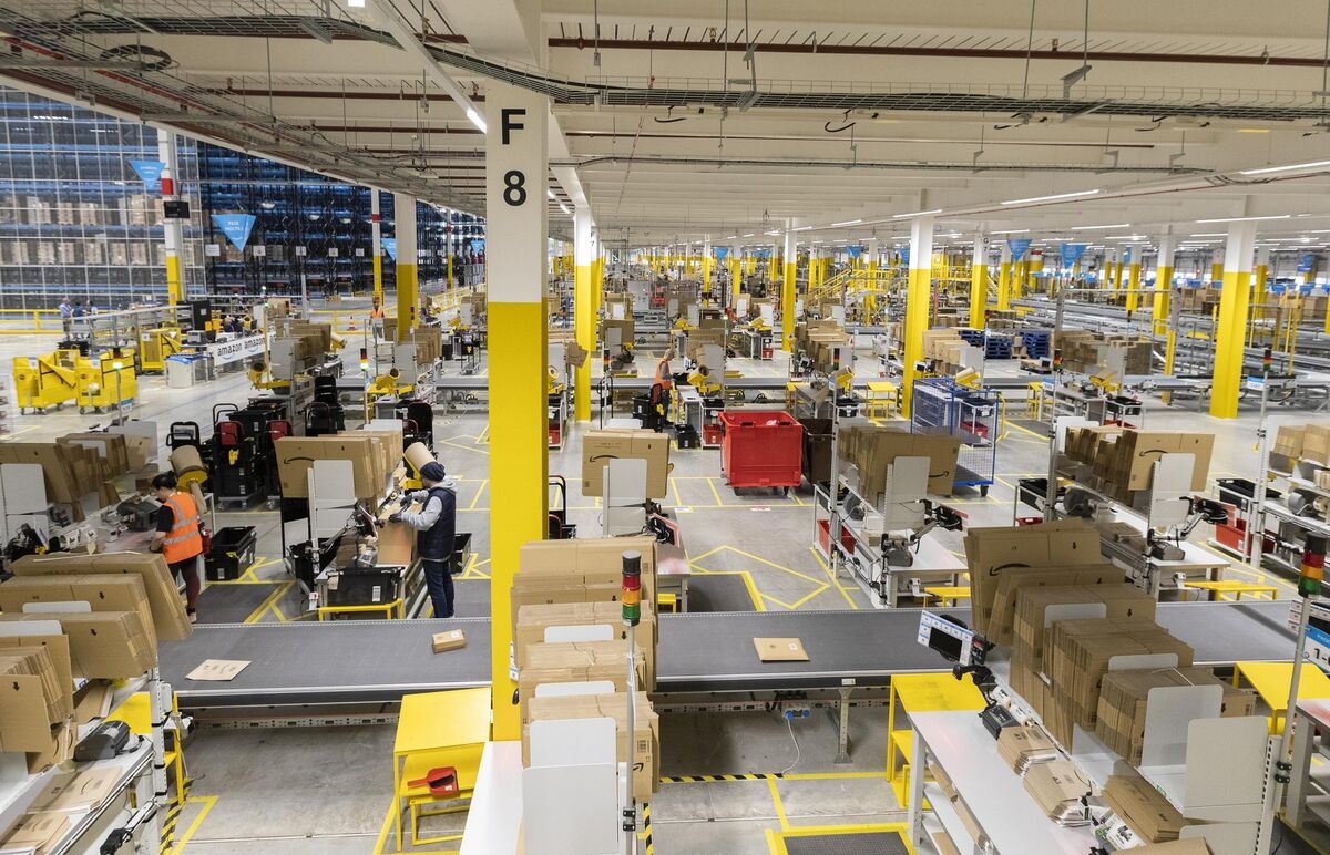 The Amazon fulfilment centre in Baldonnel opened in 2022