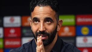 <p>Ruben Amorim’s side are aiming to win the Europa League (Martin Rickett/PA)</p>