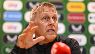 <p>“I really think we have a good chance if we stick together, believe and we work as one," said Ireland manager Heimir Hallgrímsson about his side's World Cup qualification chances. Pic: Ben McShane/Sportsfile</p>