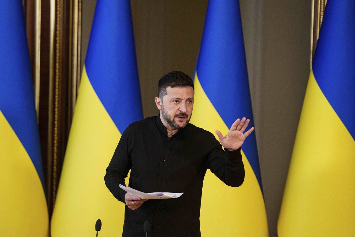 Ukrainian President Volodymyr Zelenskyy had challenged Putin to a personal meeting in Turkey. File picture: Evgeniy Maloletka/AP Ukrainian President Volodymyr Zelenskyy had challenged Putin to a personal meeting in Turkey. File picture: Evgeniy Maloletka/AP