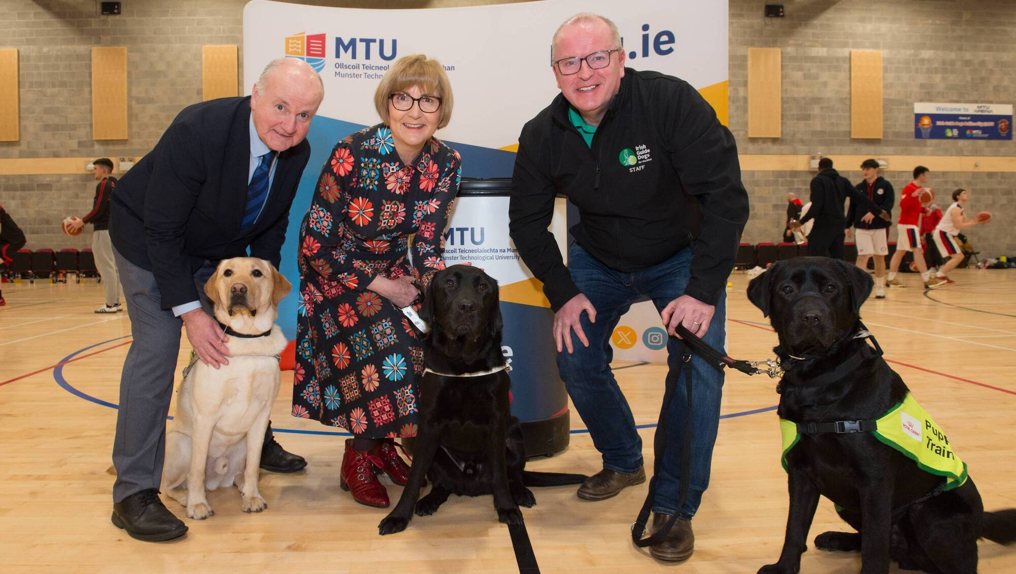 Cork college staff and students encouraged to home pups for Irish Guide Dogs for the Blind