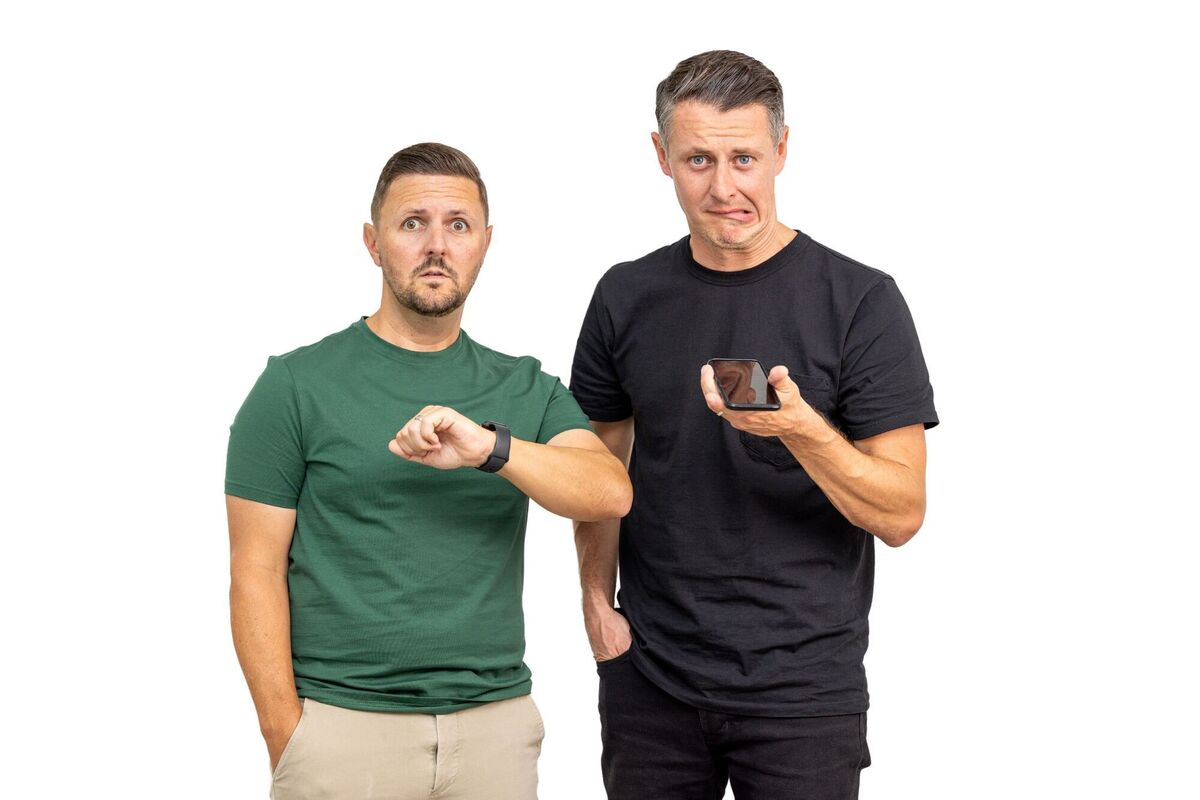 Joff Outlaw and Brad Marshall’s book ‘Busy Idiots’ offers hacks on how to be more efficient at work. Joff Outlaw and Brad Marshall’s book ‘Busy Idiots’ offers hacks on how to be more efficient at work.