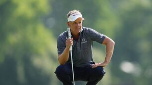 <p>DIARY: For a brief window early Thursday morning, the leaderboard was identical to a promo graphic for September’s Ryder Cup. The two names up in lights atop it all were Luke Donald and Keegan Bradley, the respective captains for the Bethpage showdown. Pic: Alex Slitz/Getty Images</p>