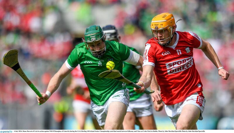 Shane Barrett is Cork's sole change to their starting XV for their clash against Limerick. Pic: John Sheridan/Sportsfile Shane Barrett is Cork's sole change to their starting XV for their clash against Limerick. Pic: John Sheridan/Sportsfile