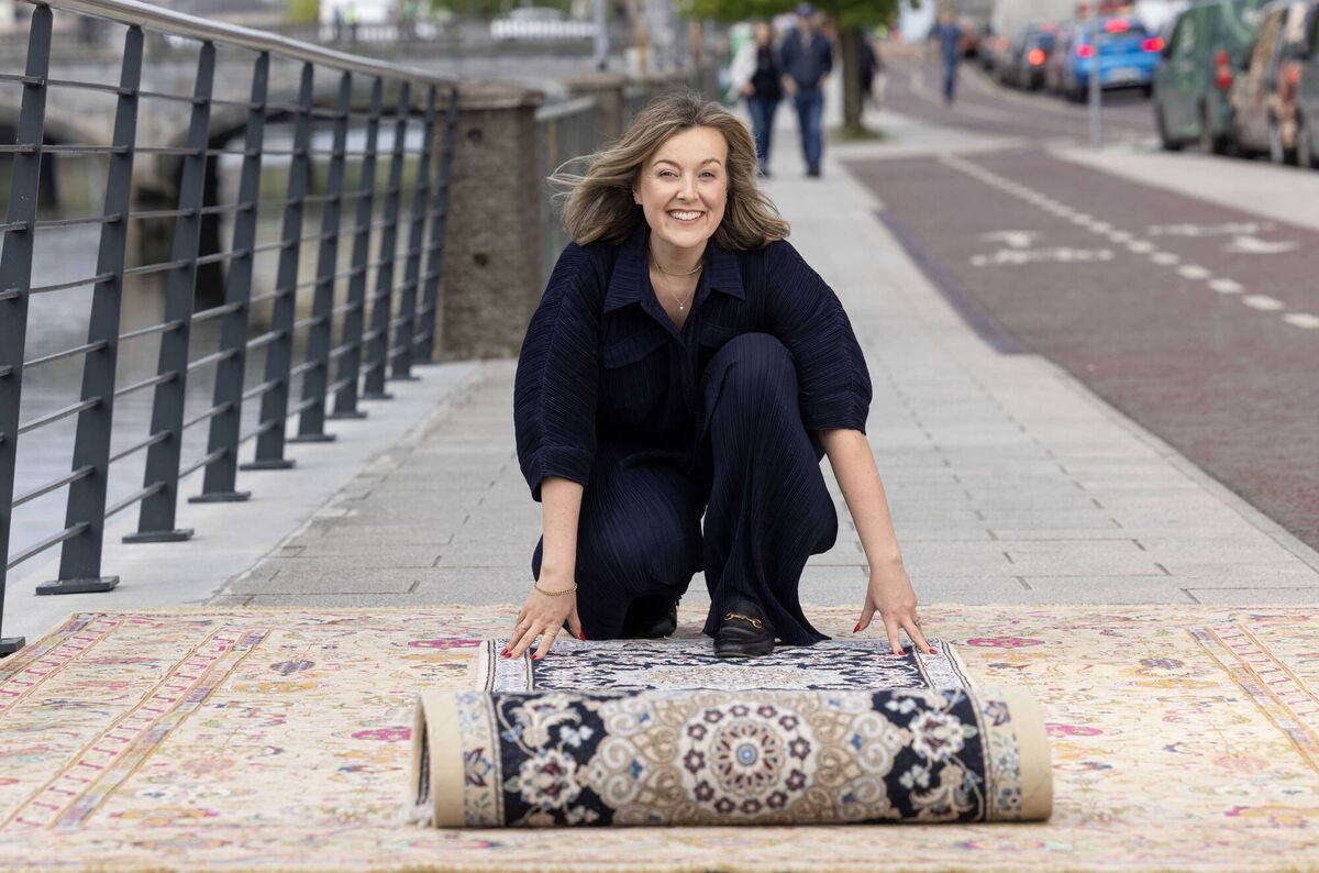 Phoebe Holland on St Patrick's Quay, Cork City. 