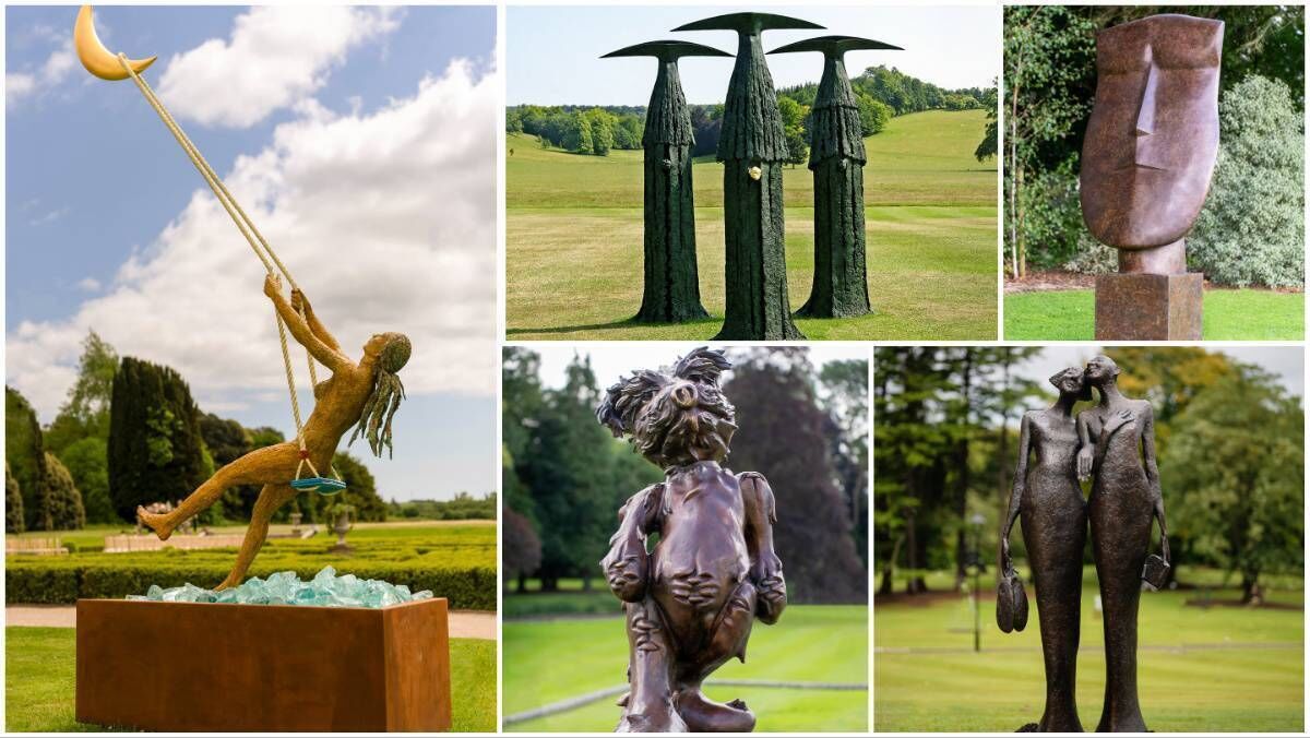 Clockwise from left, Giacinto Bosco's Atalena Grande, Philip Jackson's The Sentinels, Eamonn Ceannt's Happy Face III, Bob Quinn's Best Night Ever, and Patrick O'Reilly's I Know How You Feel.