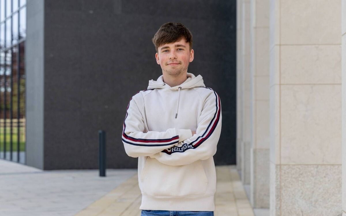 Oran Byrne, SETU aircraft mechanics apprentice. Photograph: Niamh Doyle Oran Byrne, SETU aircraft mechanics apprentice. Photograph: Niamh Doyle