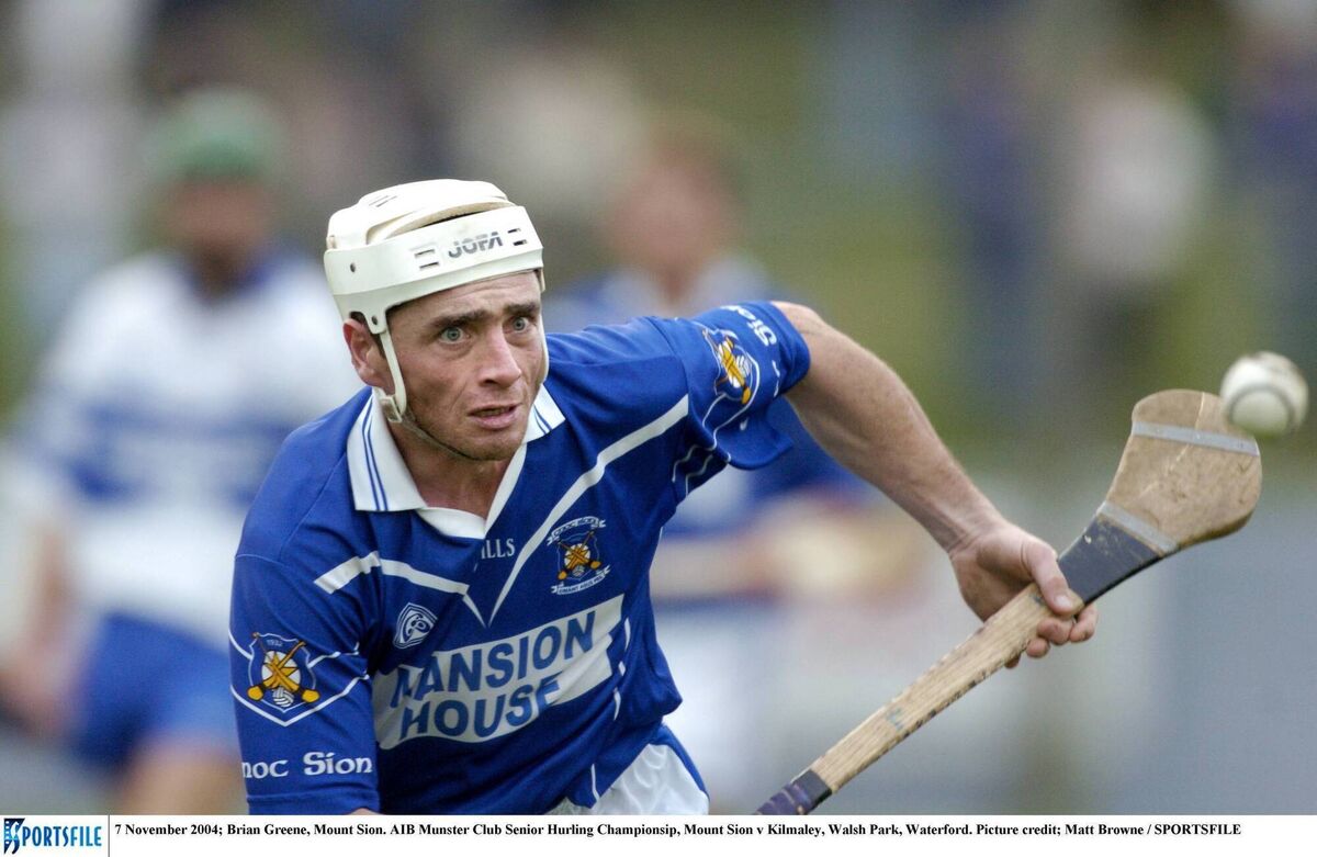 Brian Greene hurling for Mount Sion in 2004. Pic: Matt Browne / SPORTSFILE