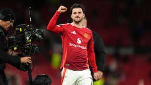<p>SILVER LINING: Mason Mount helped Manchester United reach the Europa League final. Pic: Martin Rickett/PA</p>