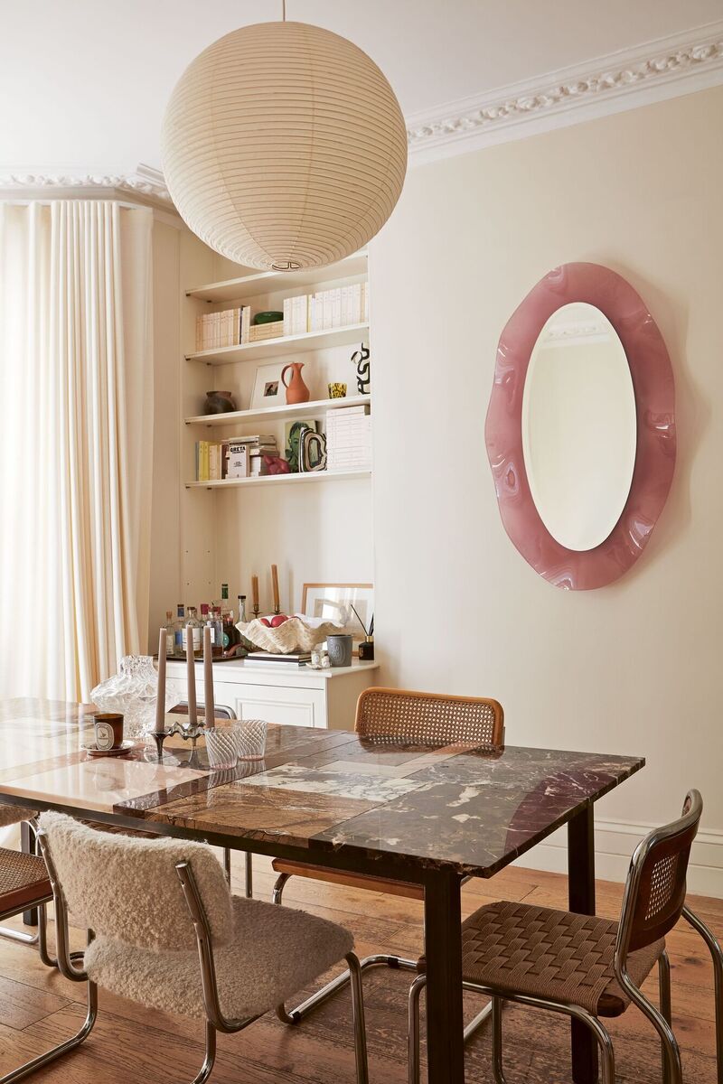 Zoning is one of Ormerod’s approaches to fitting everything into her space, including a dining room for entertaining. Zoning is one of Ormerod’s approaches to fitting everything into her space, including a dining room for entertaining.