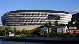 The San Mames Stadium in Bilbao, Spain, where Tottenham Hotspur will play Manchester United in the Europa League final (Nick Potts/PA)