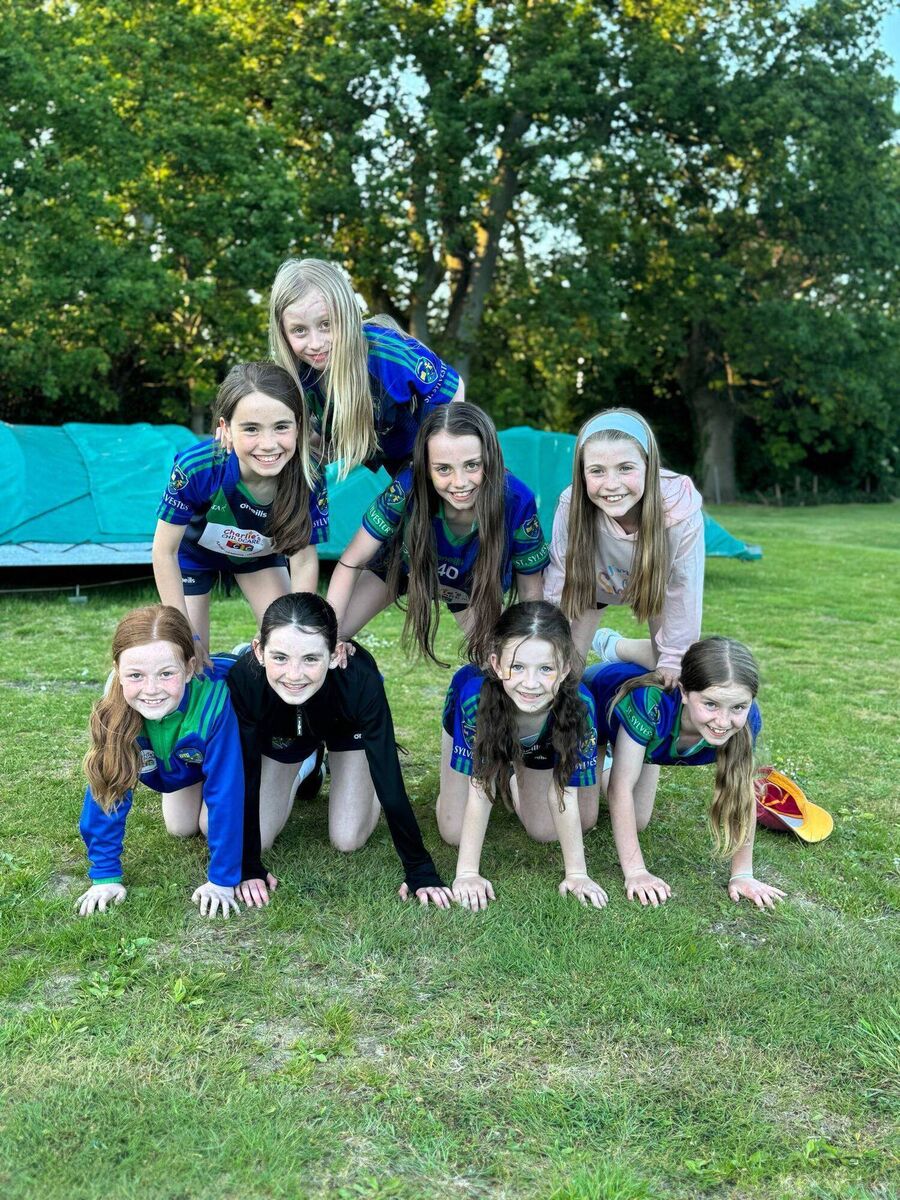 Richard Hogan's daughter Lizzy Hogan with her under 11 St Sylvester team mates.