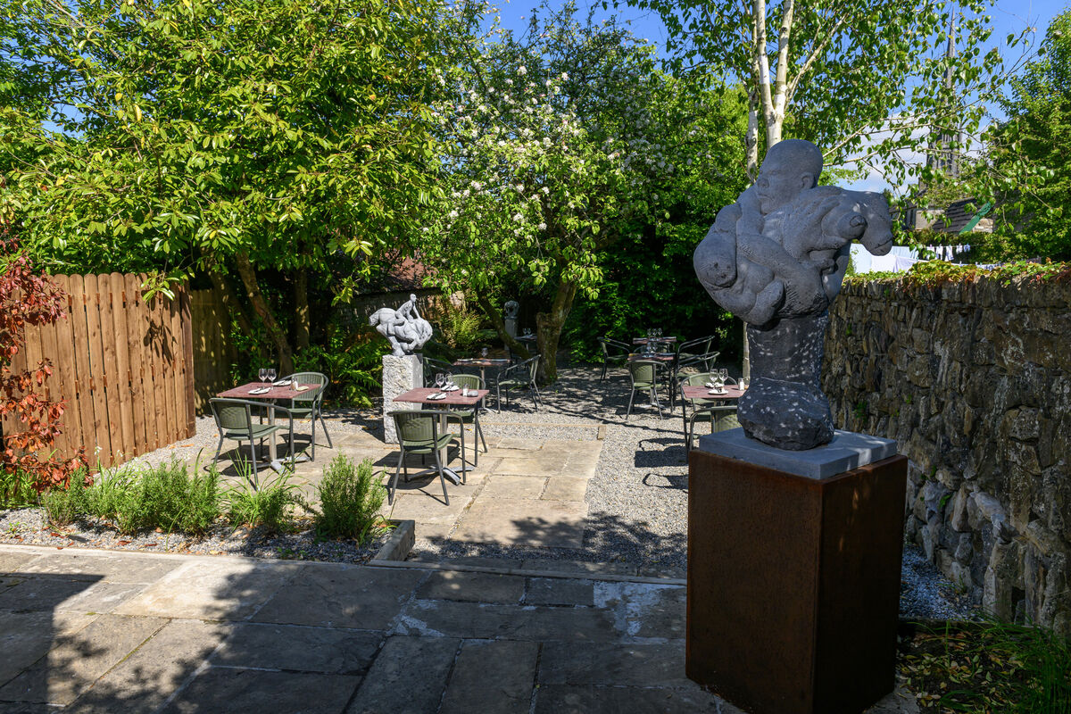 Farmgate Lismore's outdoor space. Picture: Dan Linehan