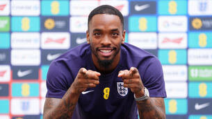 <p>Ivan Toney is back in the England camp (PA)</p>