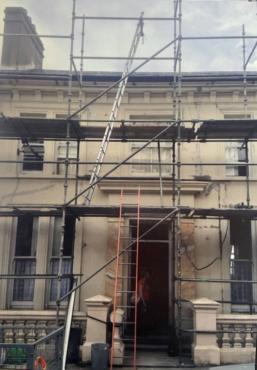 4 The Crescent, Cobh, pre-restoration 4 The Crescent, Cobh, pre-restoration