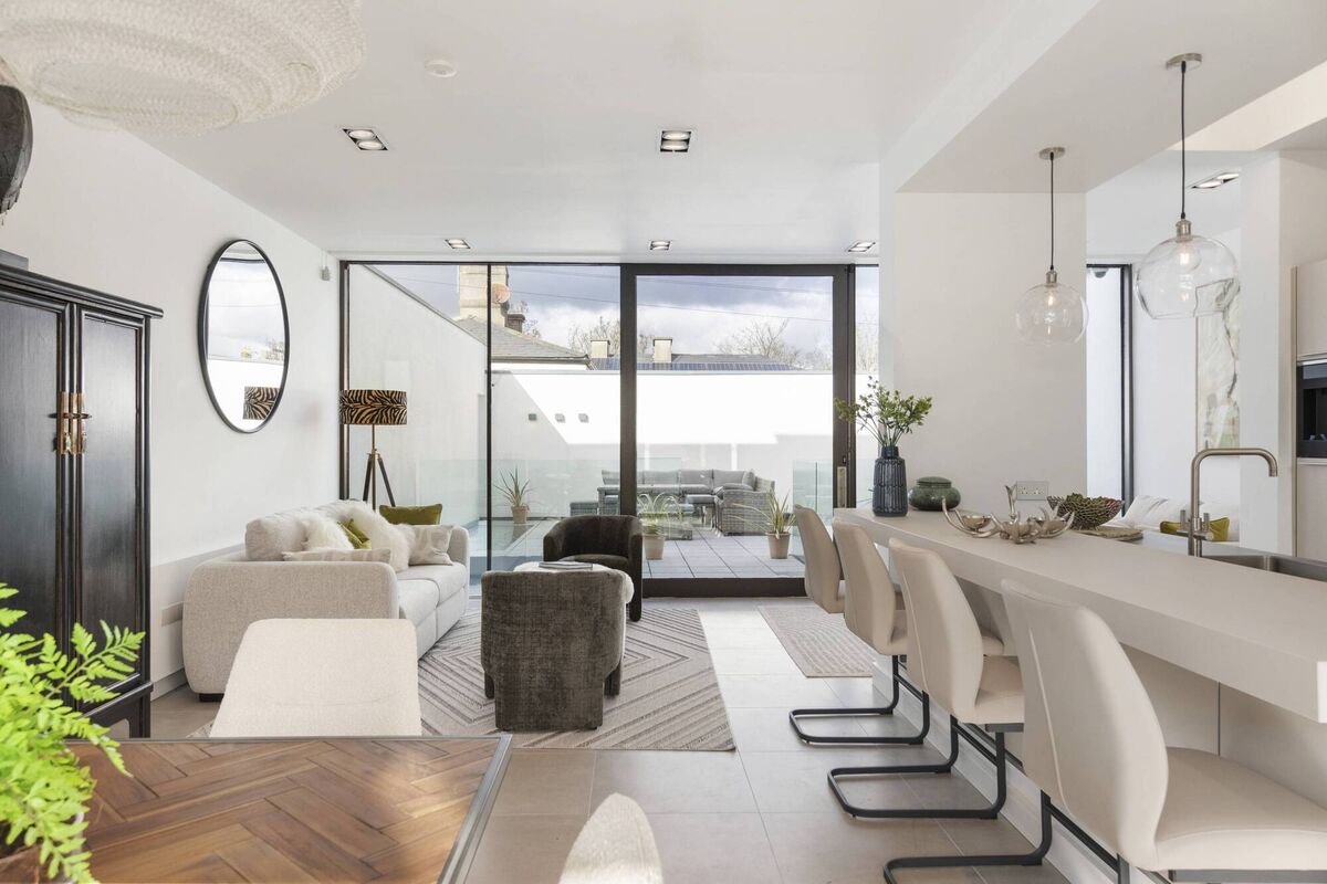 A living space staged by Sarah. Picture: MediaPro A living space staged by Sarah. Picture: MediaPro