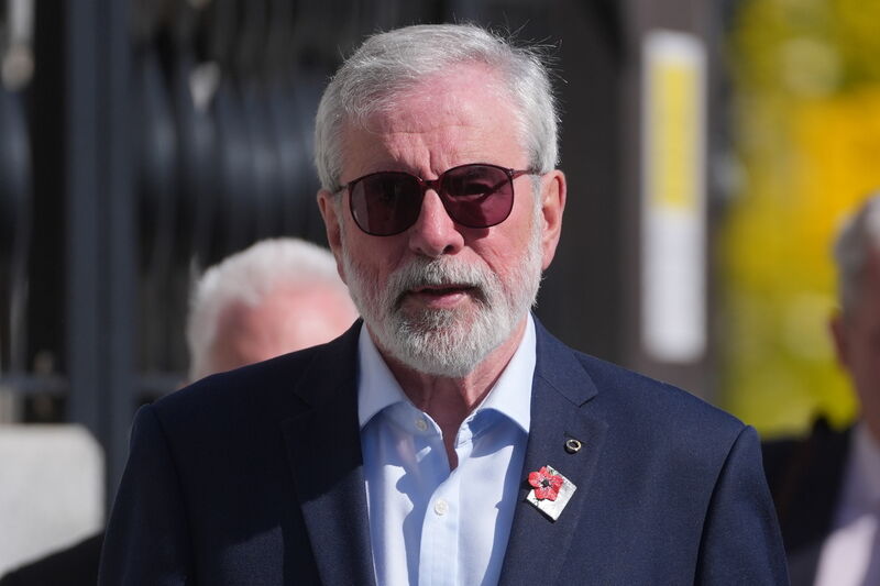 Former Sinn Féin president Gerry Adams, Picture: Brian Lawless/PA