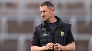 <p>WORRYING TIMES: Kerry Manager John Griffin </p>